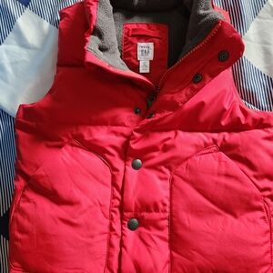 GAP Kids Bright Red Puffer Vest